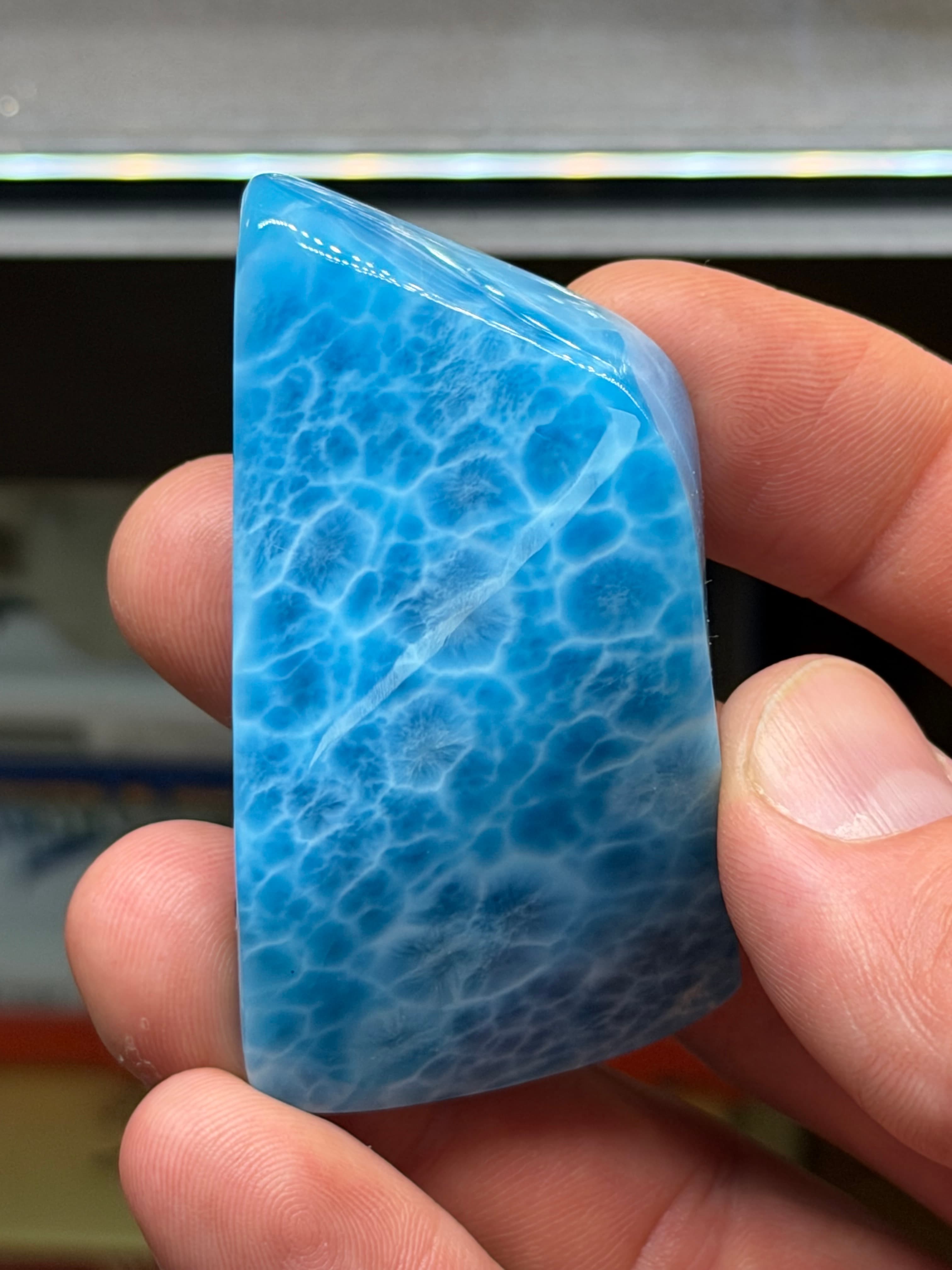 High grade larimar